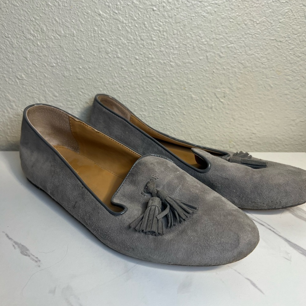 J. Crew Suede Cora Tassel Loafers size 8.5